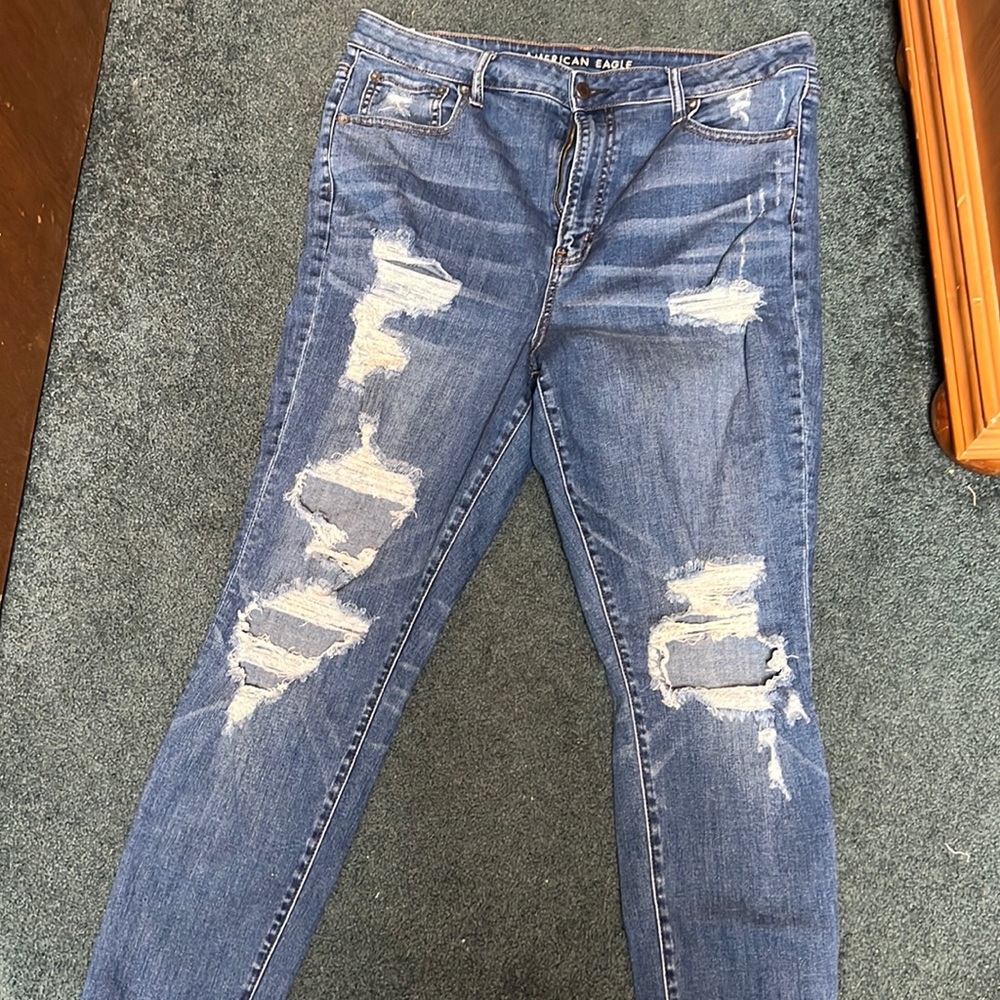 Super High Rise American Eagle Jeans